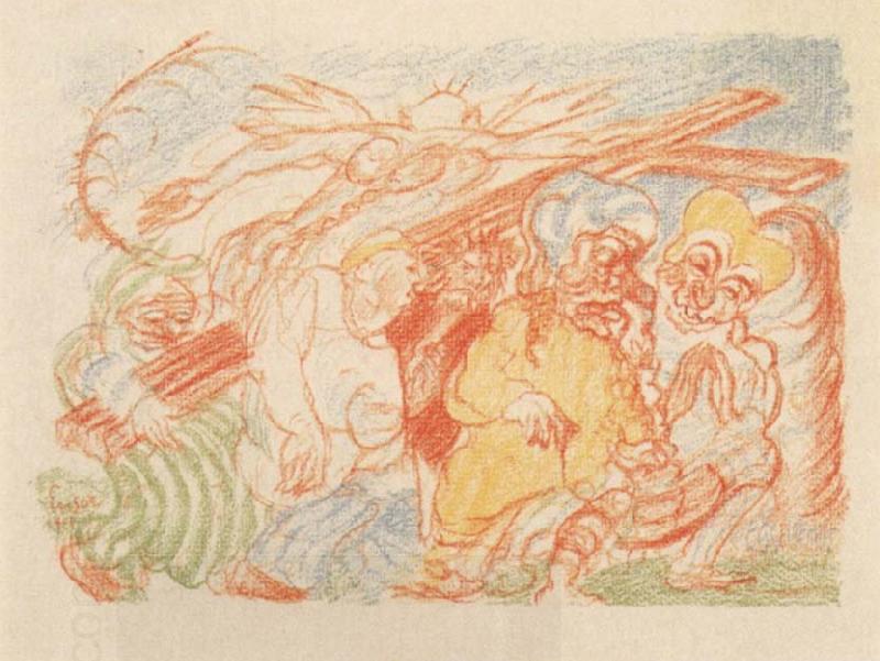 James Ensor The Ascent to Calvary oil painting picture